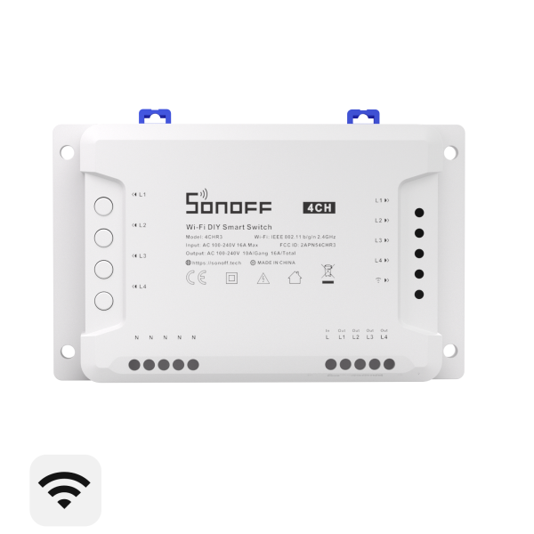 SONOFF 4CHR3 / 4CHPROR3 4-Channel Wi-Fi Smart Switch