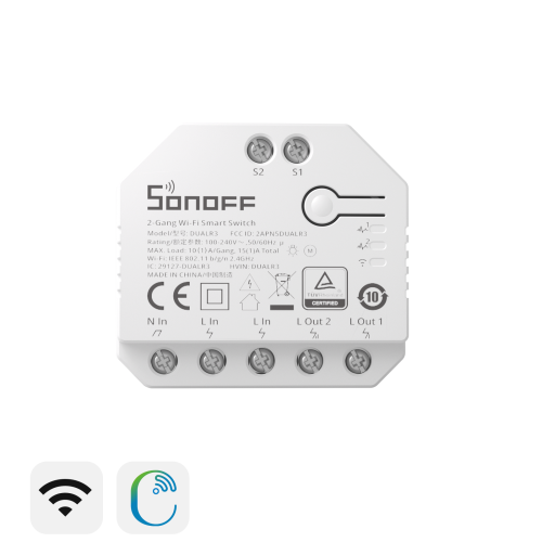SONOFF DUALR3 / DUALR3 Lite Dual-Channel Smart Switch